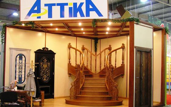 Первые активные участия в выставках. Представлены лучшие образцы деревянных лесниц, деревянных дверей и мебели премиум класса.