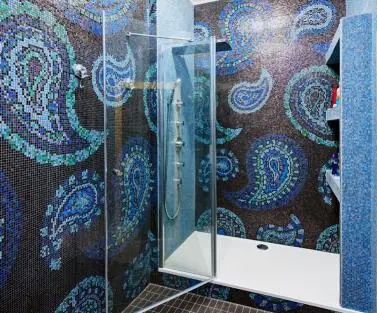 Фото ванная комната в доме из клееного бруса, построенного по проекту №2-315 от компании Аттика